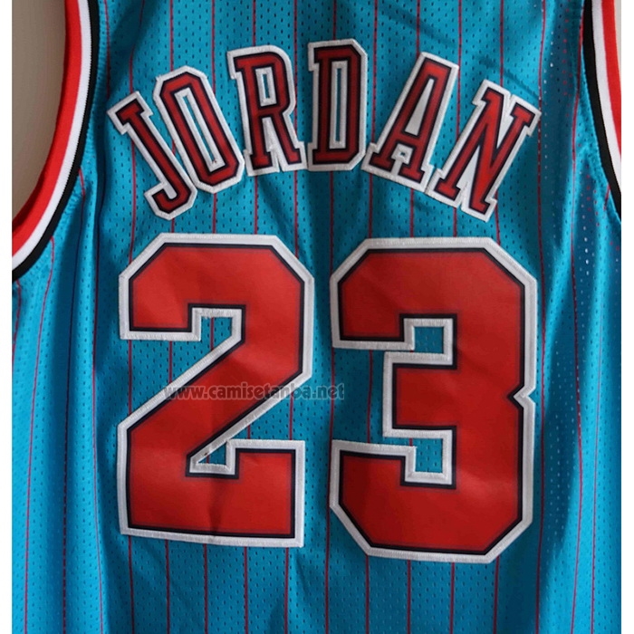 Camiseta Chicago Bulls Michael Jordan #23 Mitchell & Ness 1995-96 Azul